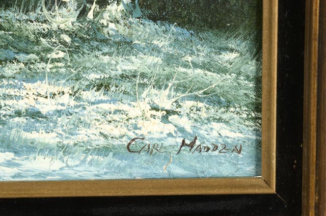 Carl Madden Oil on Canvas Landscape