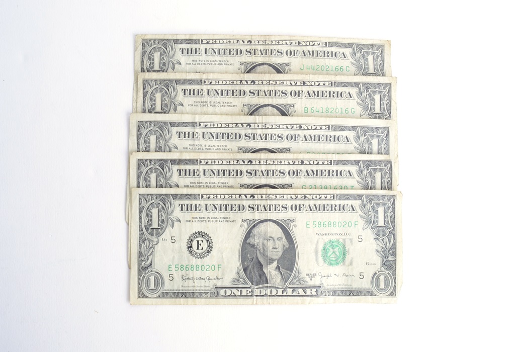 Collection of 1963 Series B Dollar Bills