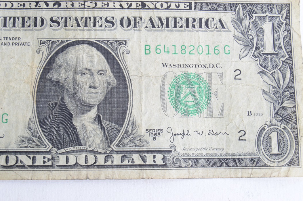 Collection of 1963 Series B Dollar Bills