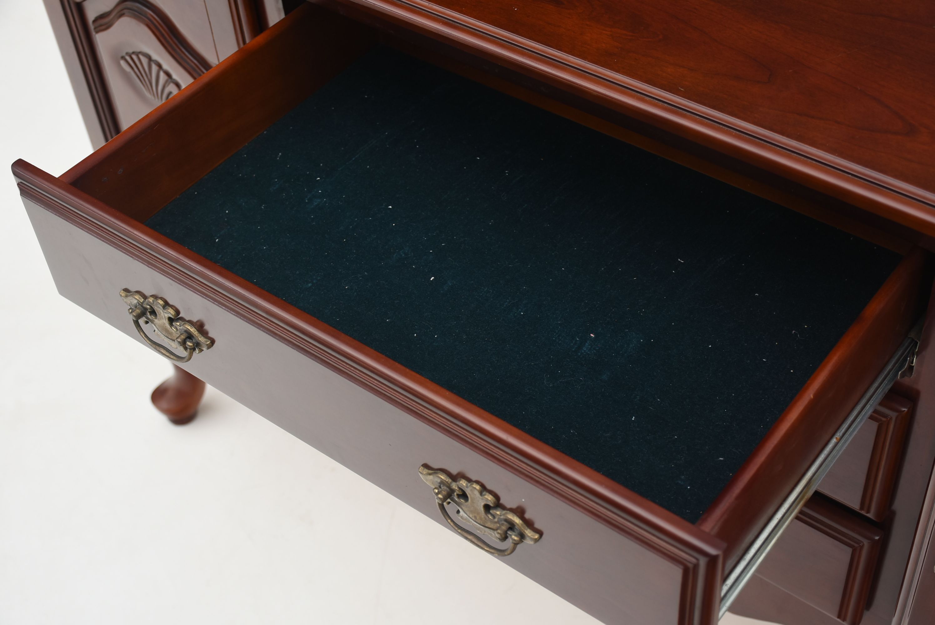Queen Anne Style Cherry Sideboard