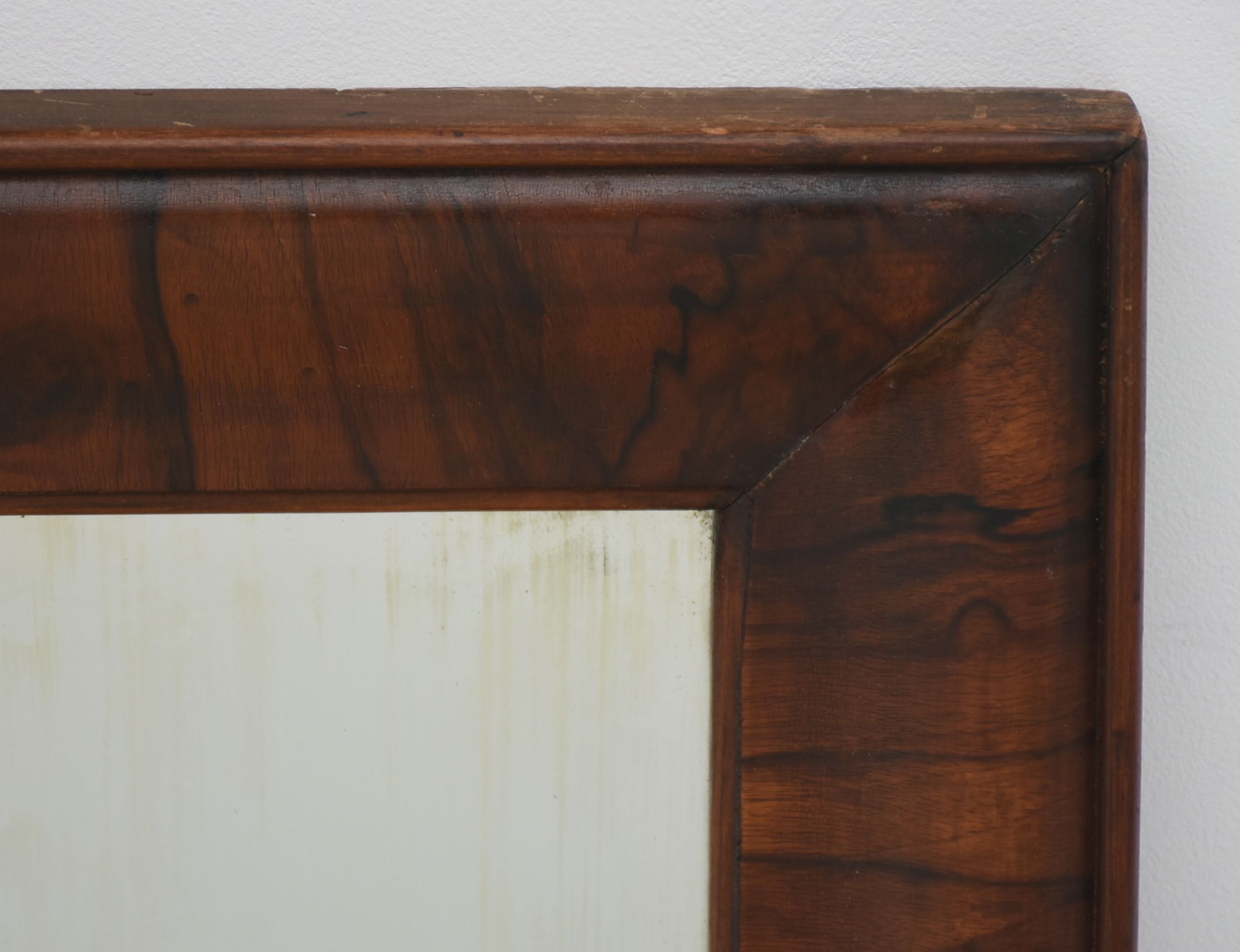 Mahogany Veneer Empire Style Mirror