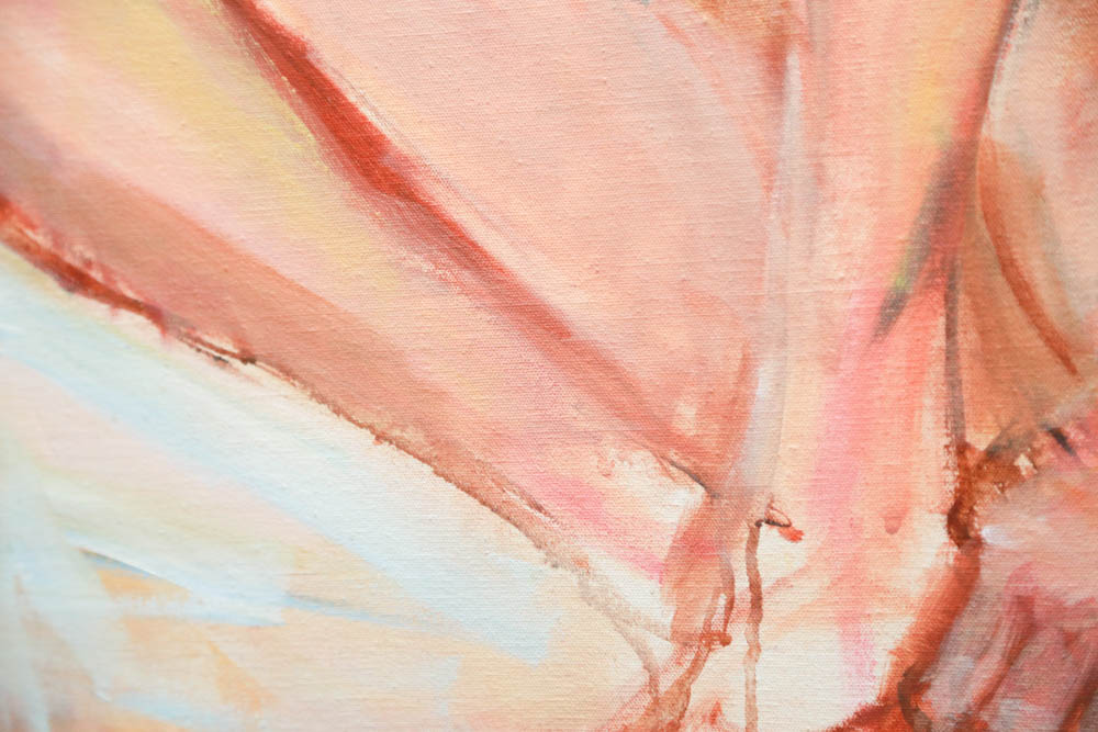 Robert O'Neal Oil on Canvas Nude Female Portrait