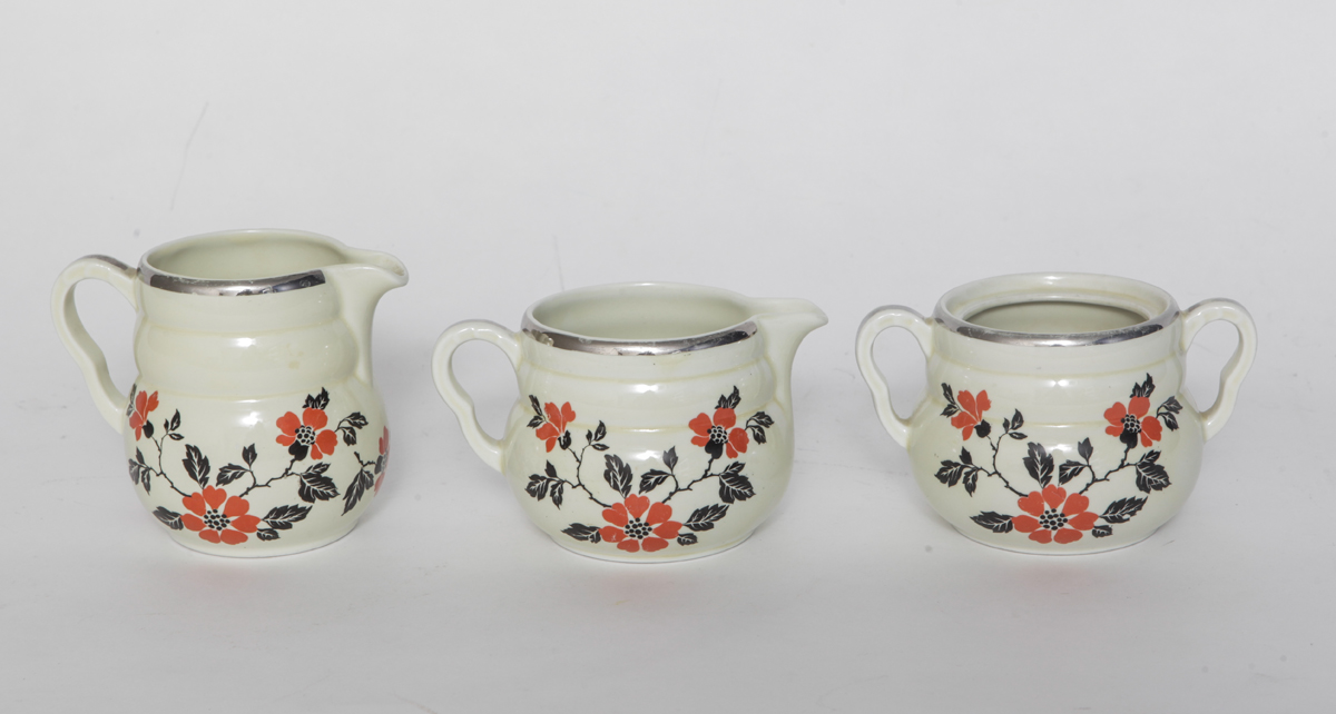 Collection of Halls "Red Poppy Radiance" Kitchen Ware
