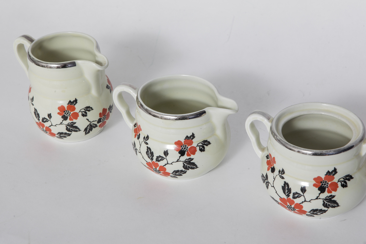 Collection of Halls "Red Poppy Radiance" Kitchen Ware