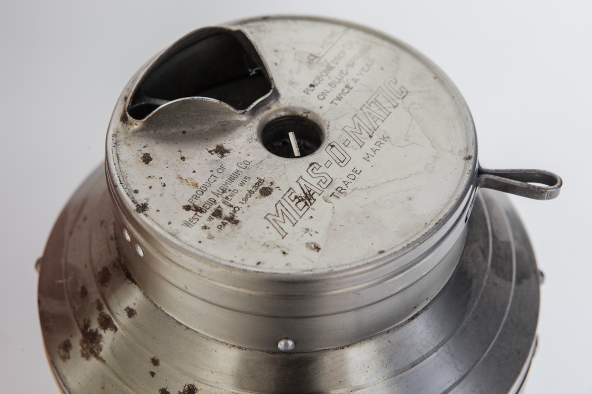 Vintage Hall's Metal Kitchen Storage in "Red Poppy Radiance"