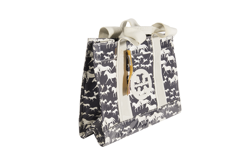 Tory Burch Equestrian Rider Wild Neverfull Canvas Tote