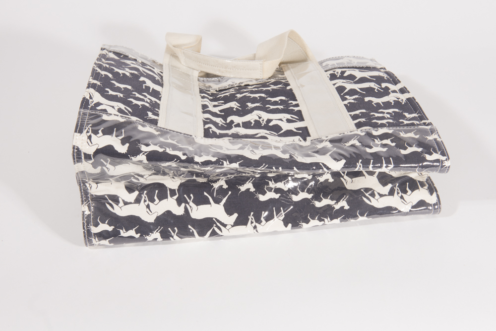 Tory Burch Equestrian Rider Wild Neverfull Canvas Tote