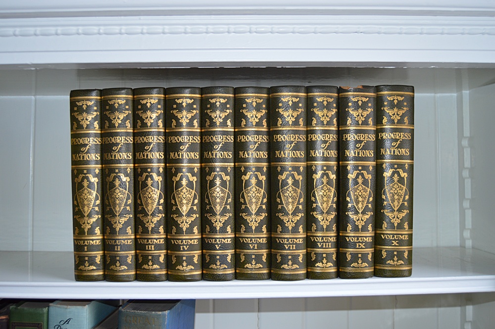 10 Volumes "Progress of Nations"