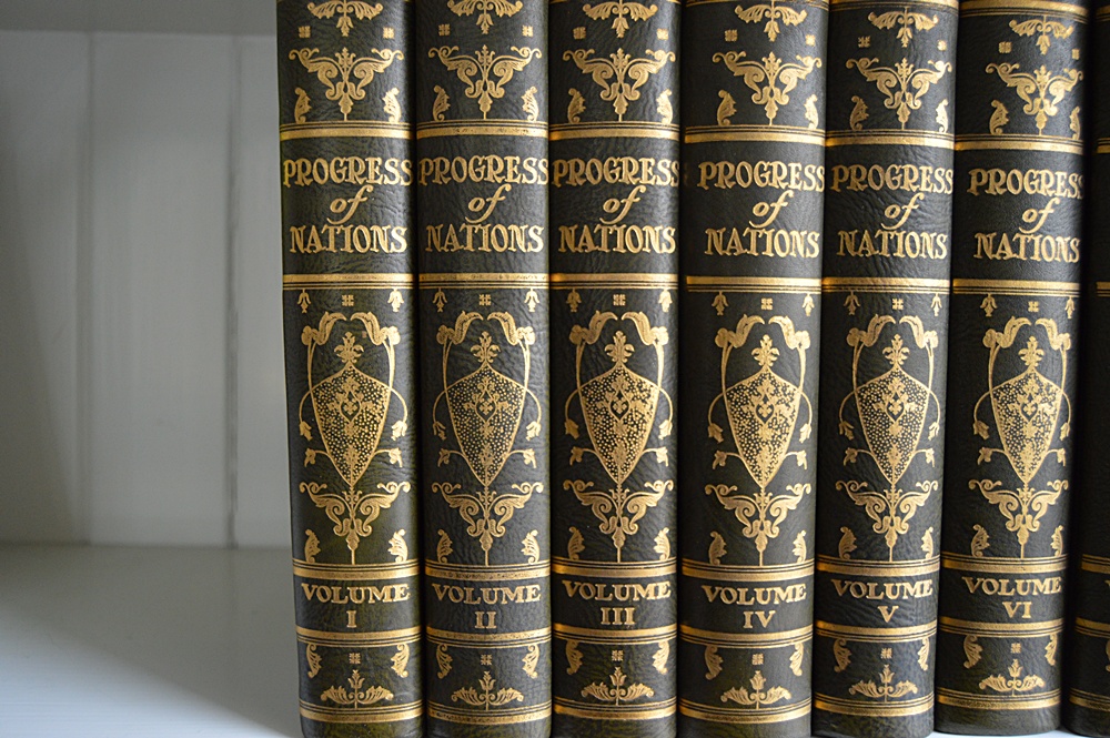 10 Volumes "Progress of Nations"