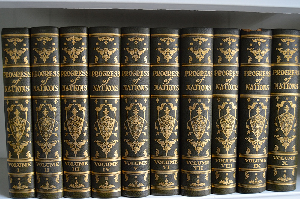 10 Volumes "Progress of Nations"