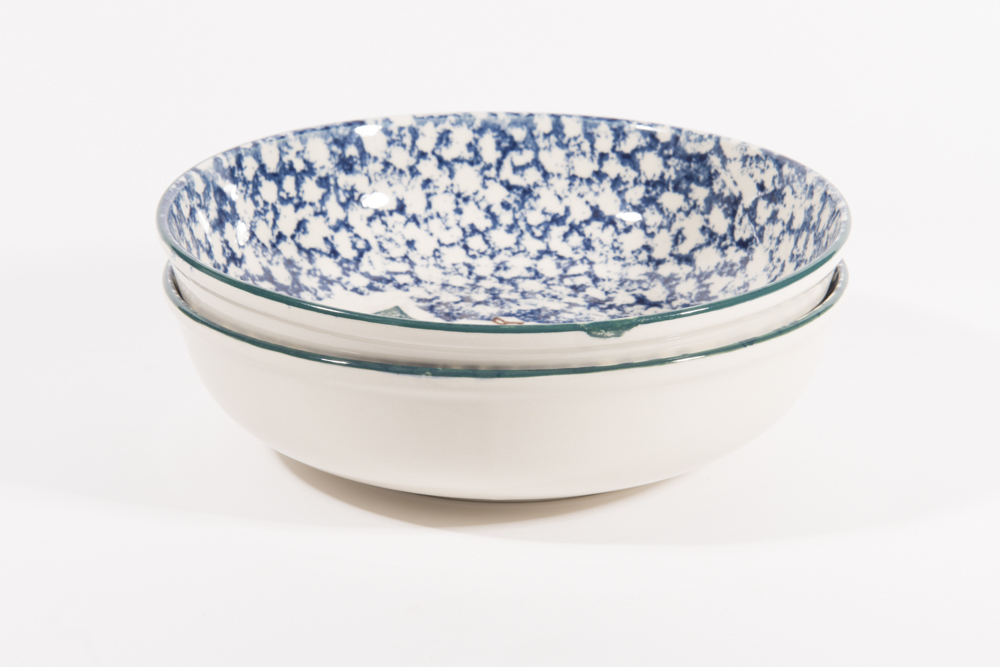 Folk Craft "Cabin in the Snow" Servingware