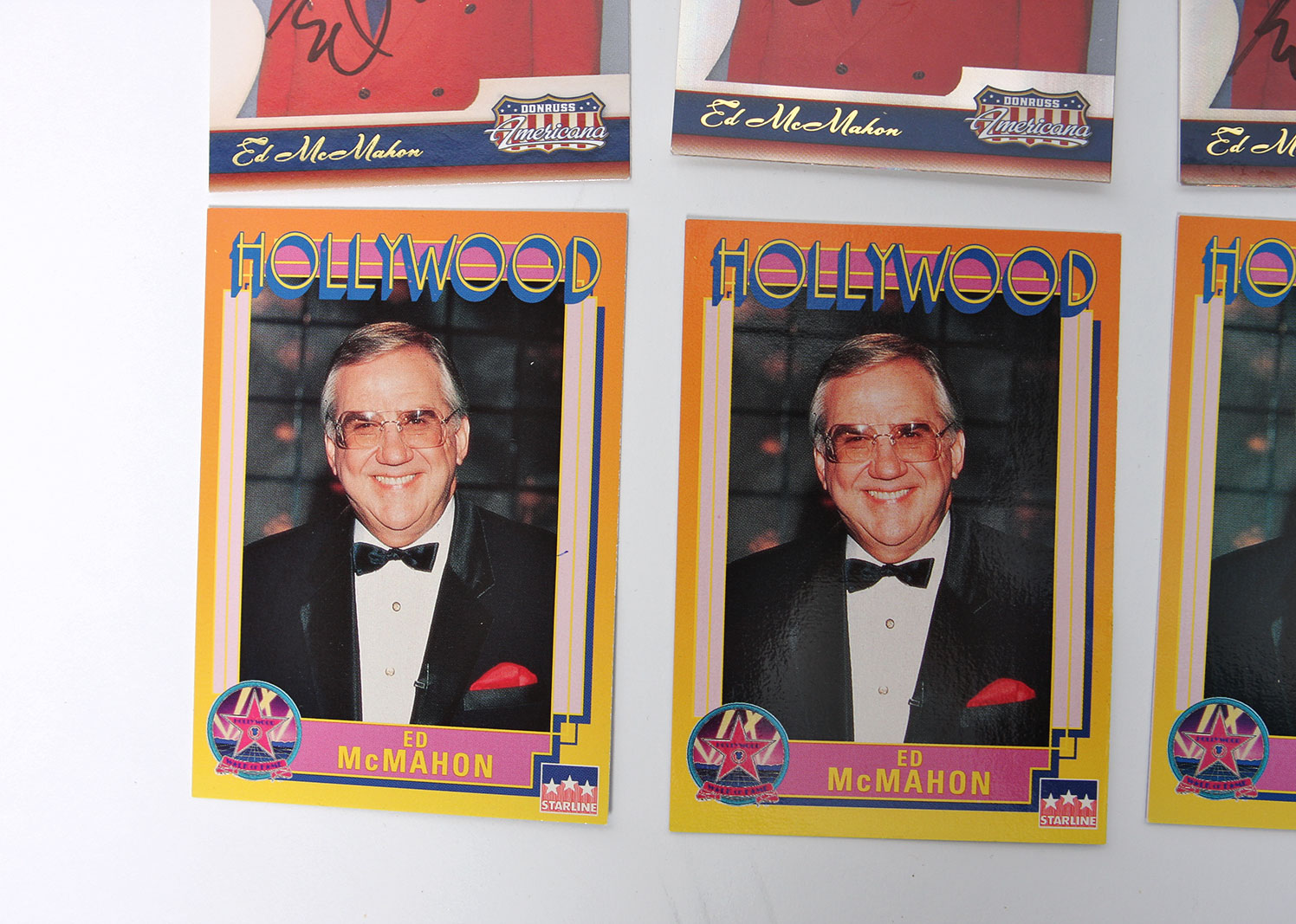 Grouping of Autographed Ed McMahon Collectors' Cards