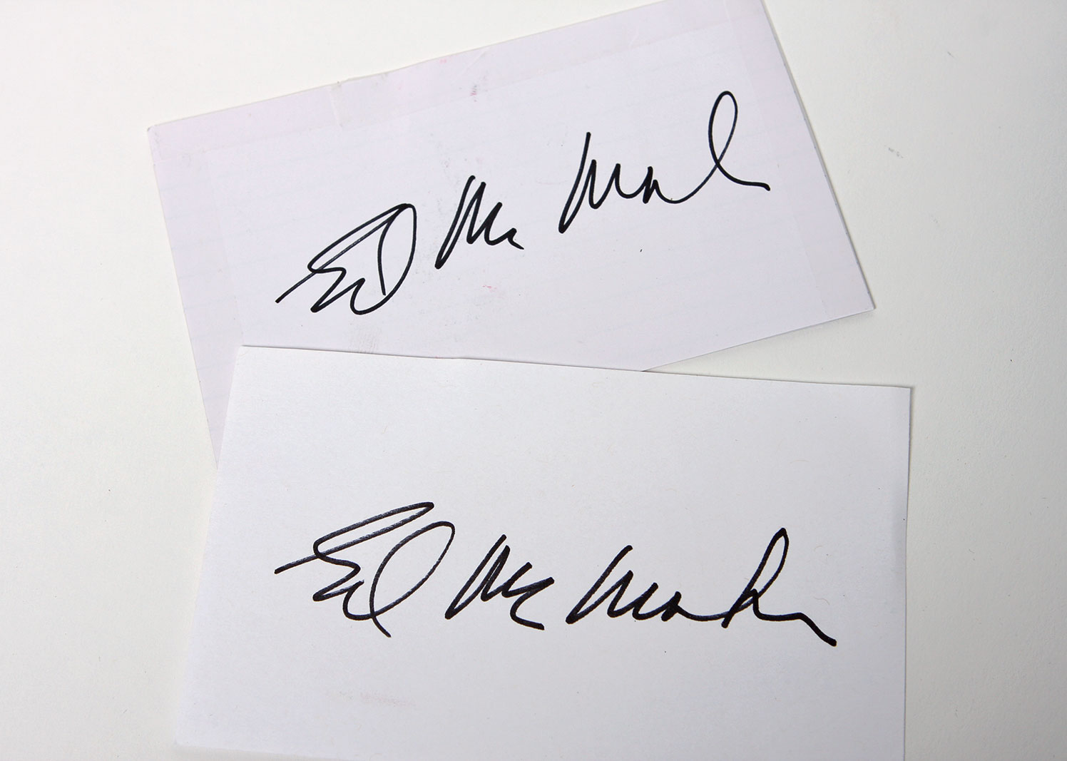 Grouping of Autographed Ed McMahon Collectors' Cards