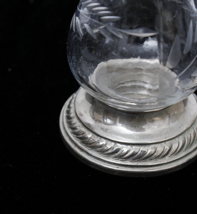 Quaker Hurricane Sterling Salt and Pepper Shakers