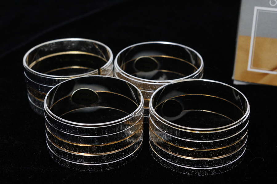 Napkin Rings and Bottle Stopper