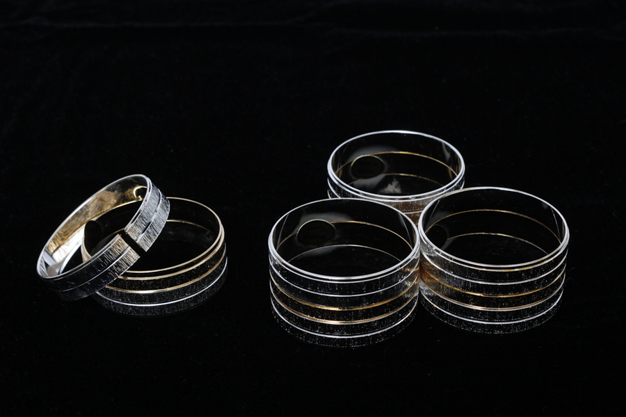 Napkin Rings and Bottle Stopper