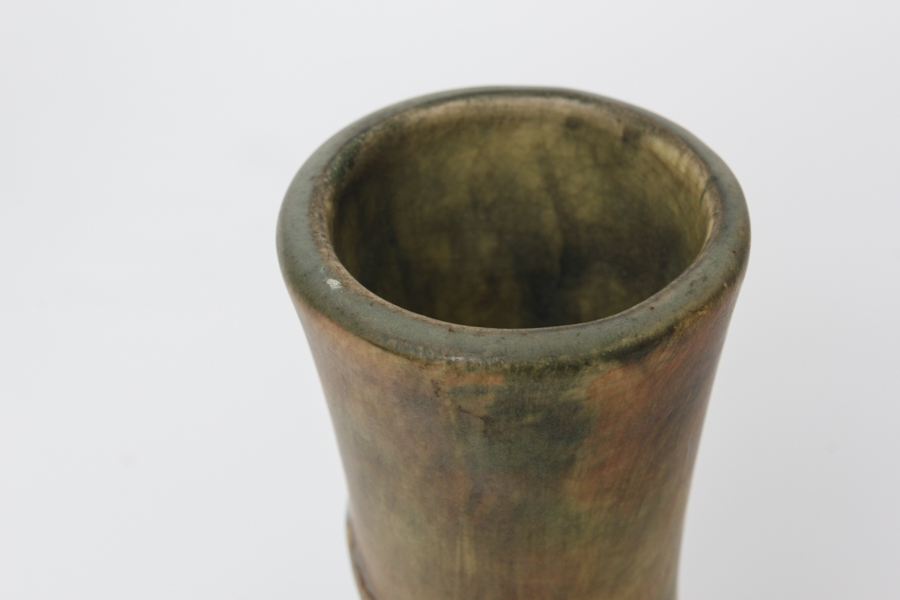 Green Earth-Tone Vase