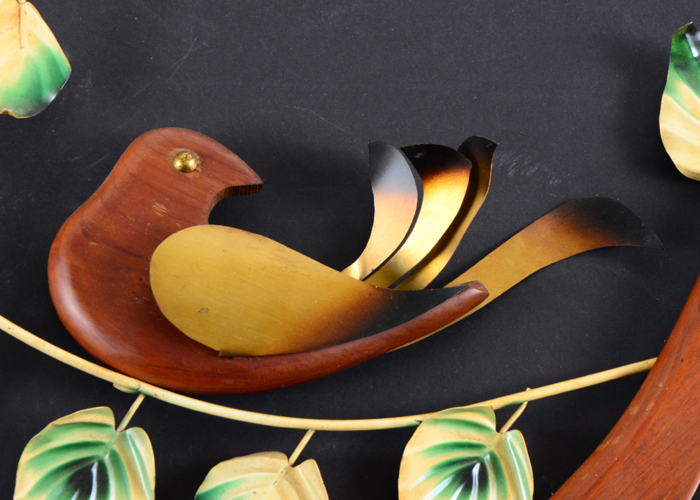 Stylized Bird Wall Sculpture