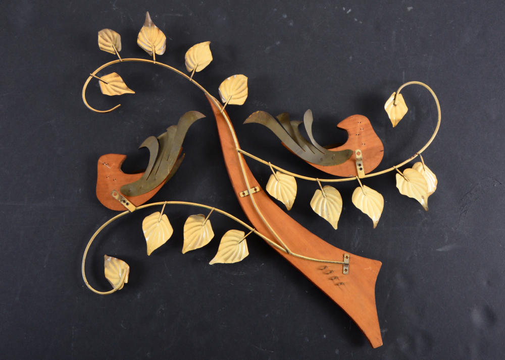 Stylized Bird Wall Sculpture