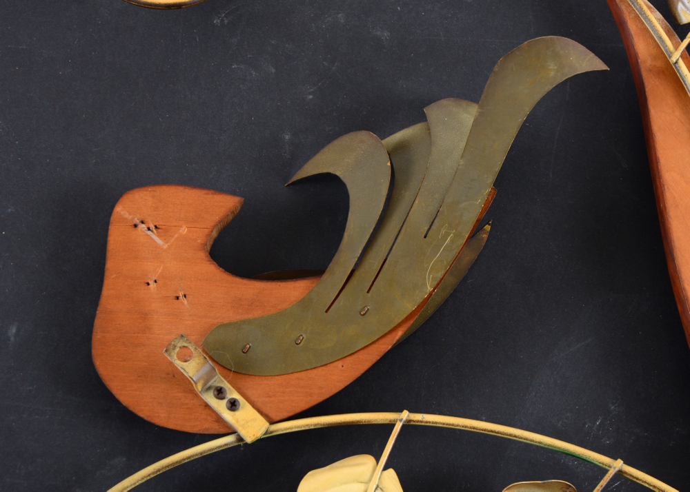 Stylized Bird Wall Sculpture