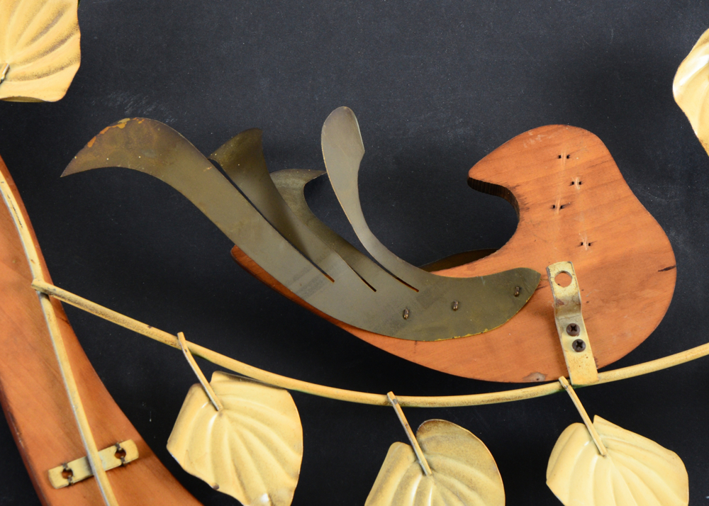 Stylized Bird Wall Sculpture