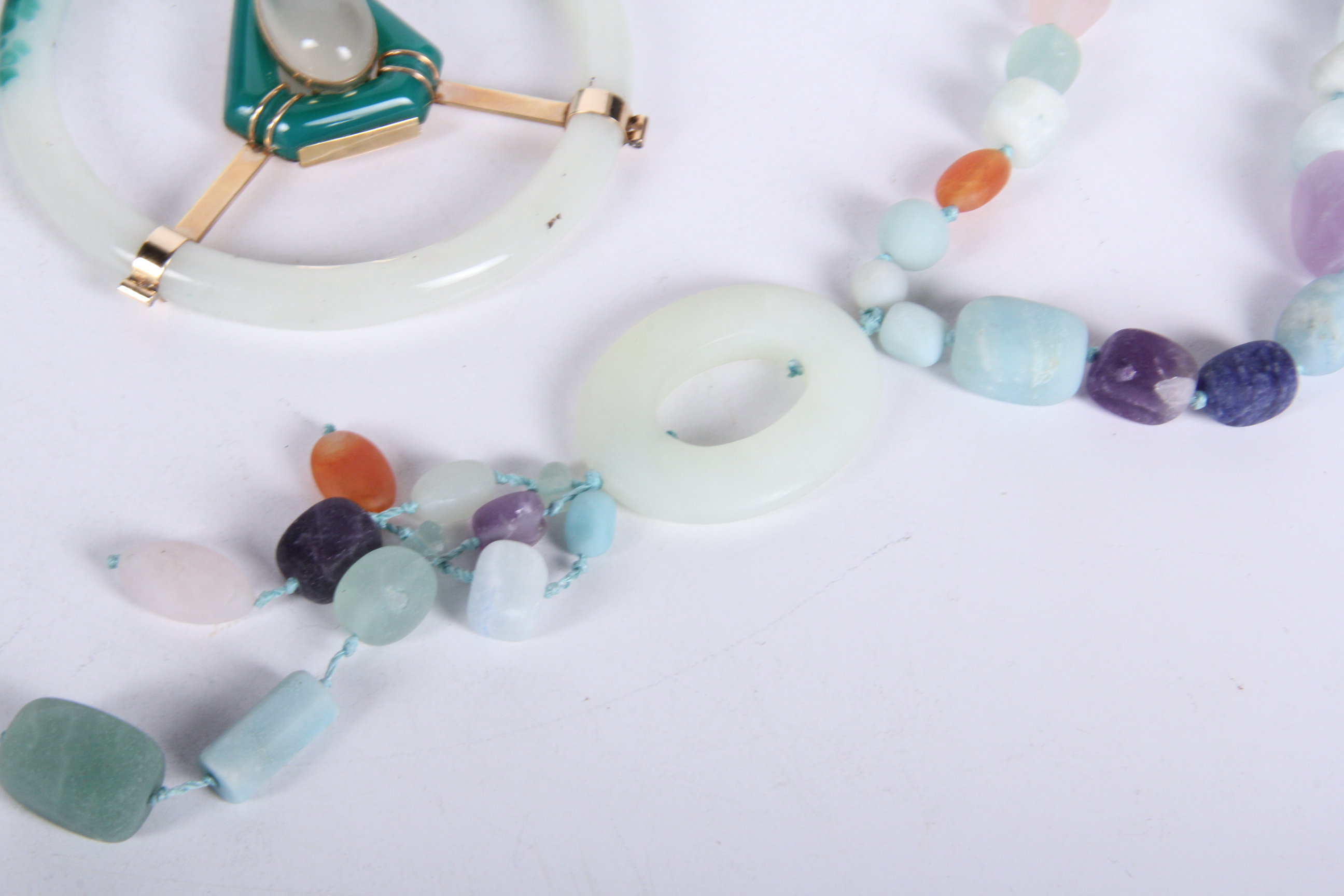 Collection of Bangles and Colorful Stone Jewelry