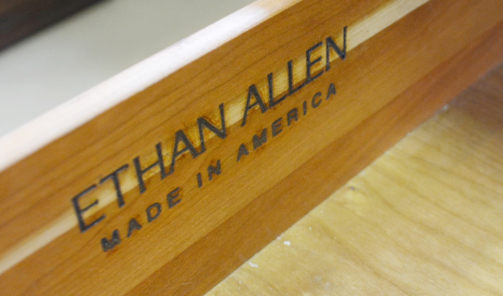 Ethan Allen Mission Influenced Cherry Desk