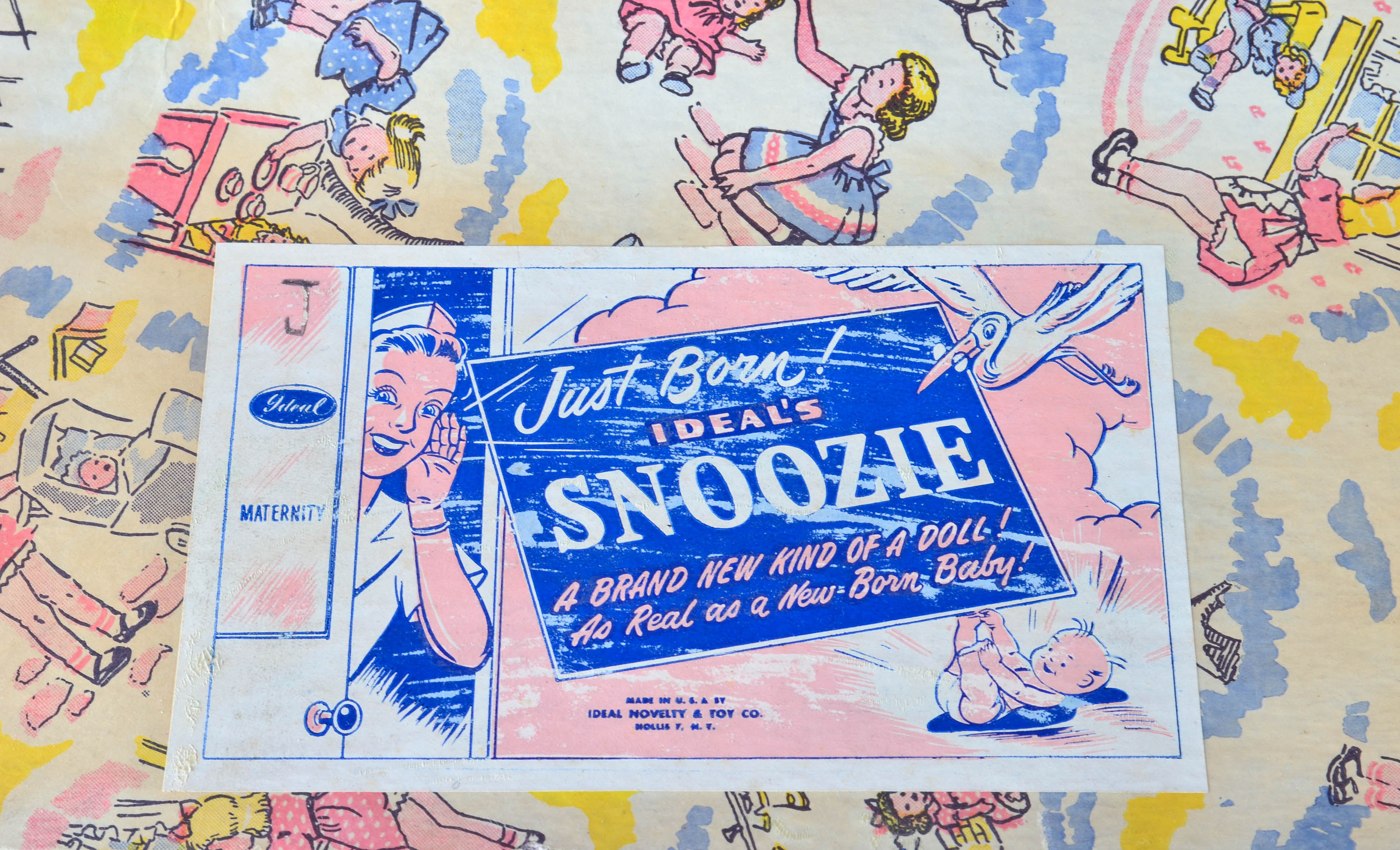 Ideal Snoozie Doll from the 1950s