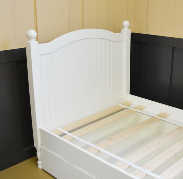 Pottery Barn Kids White Twin Bed With Trundle