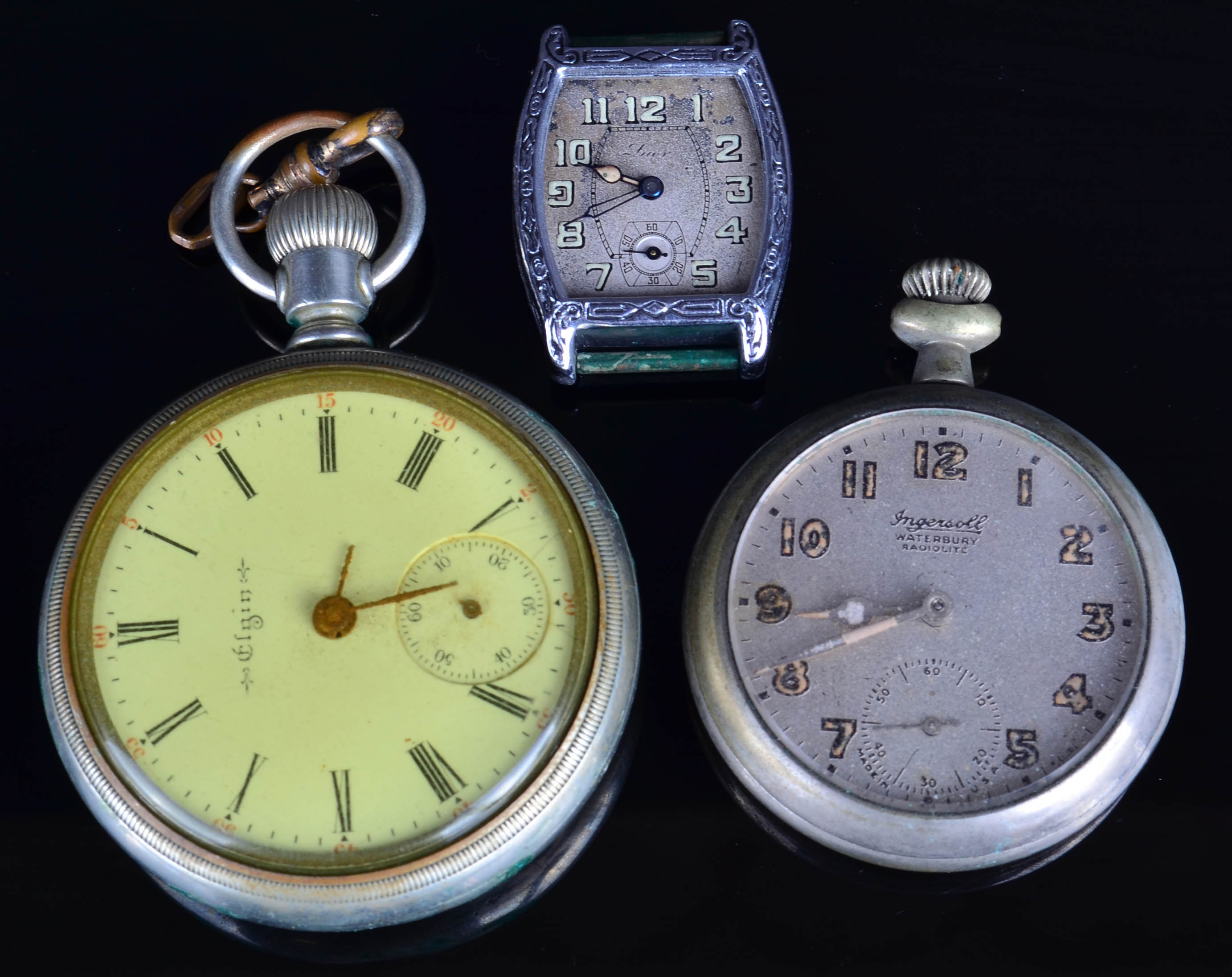 Vintage Assortment of Pocket Knives and Watches