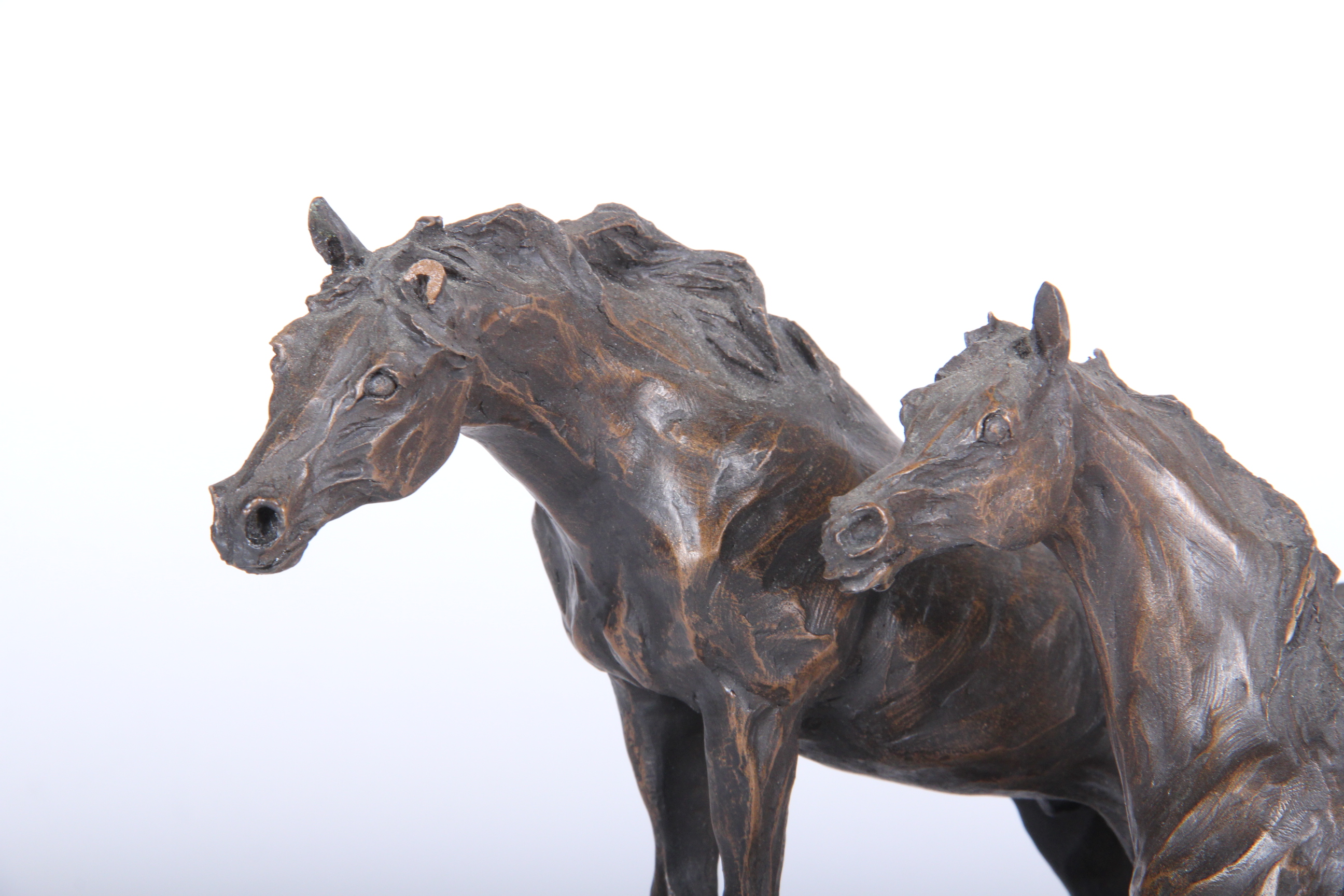 Lanford Monroe "Intruder" Bronze Horse Sculpture