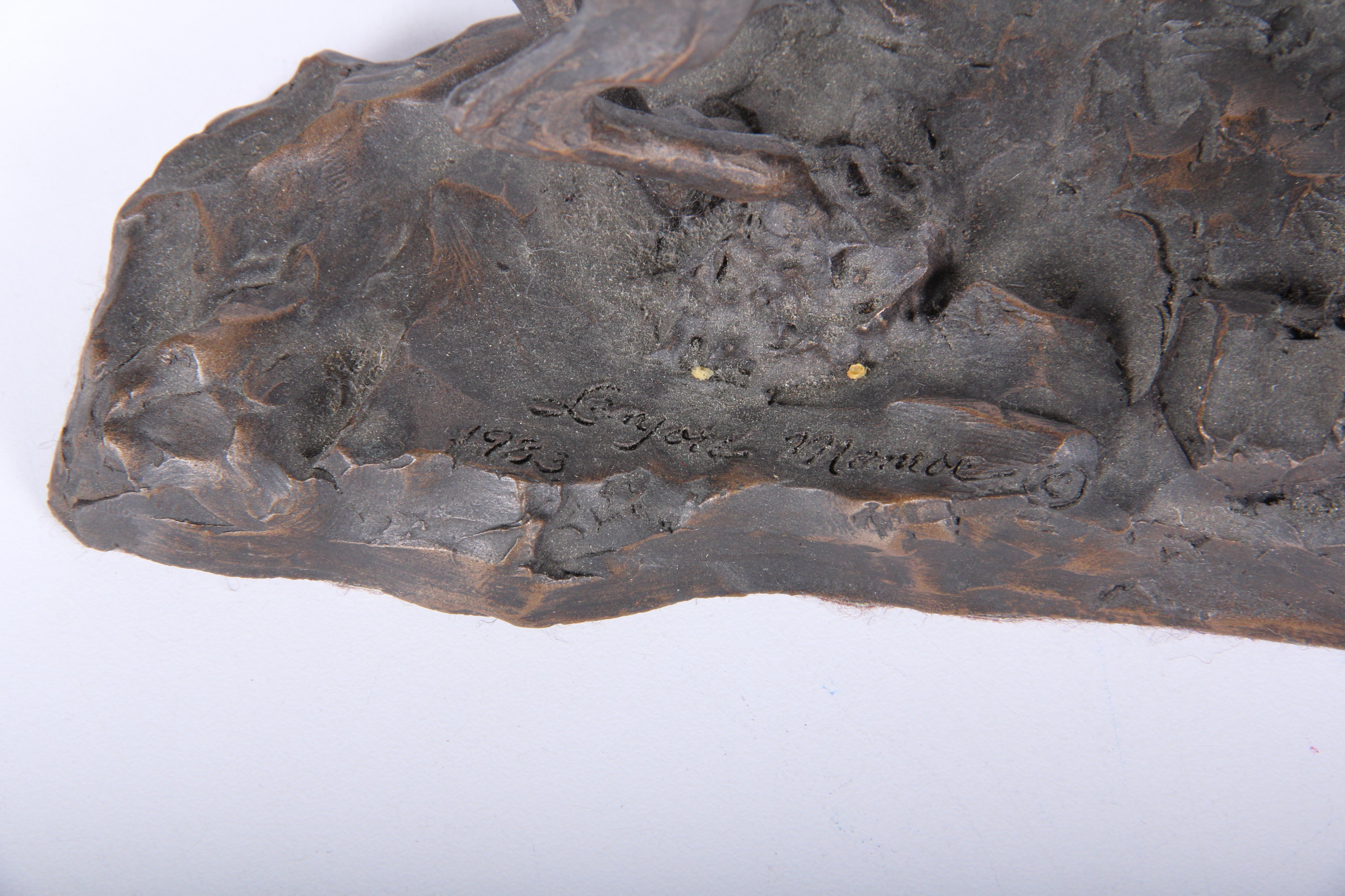 Lanford Monroe "Intruder" Bronze Horse Sculpture