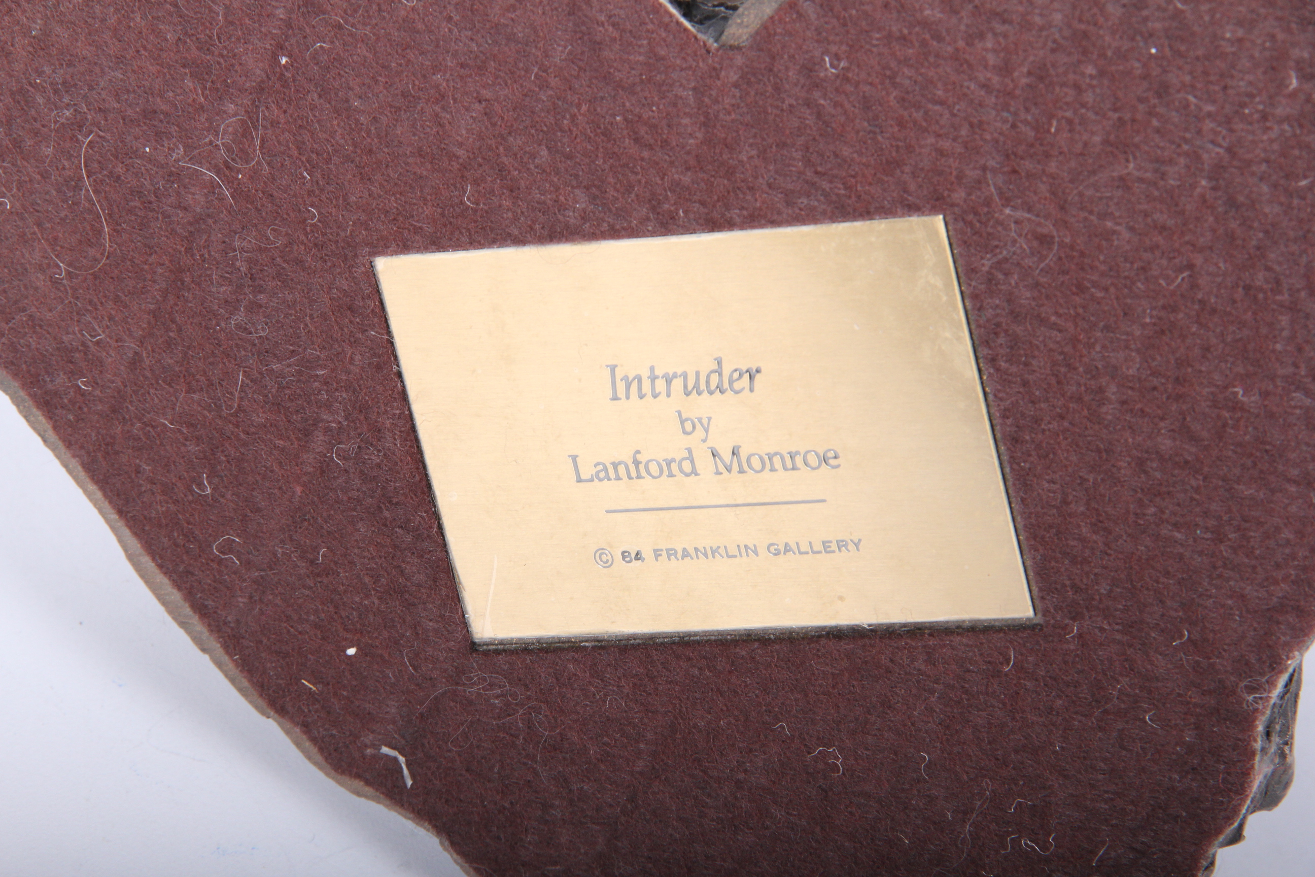 Lanford Monroe "Intruder" Bronze Horse Sculpture