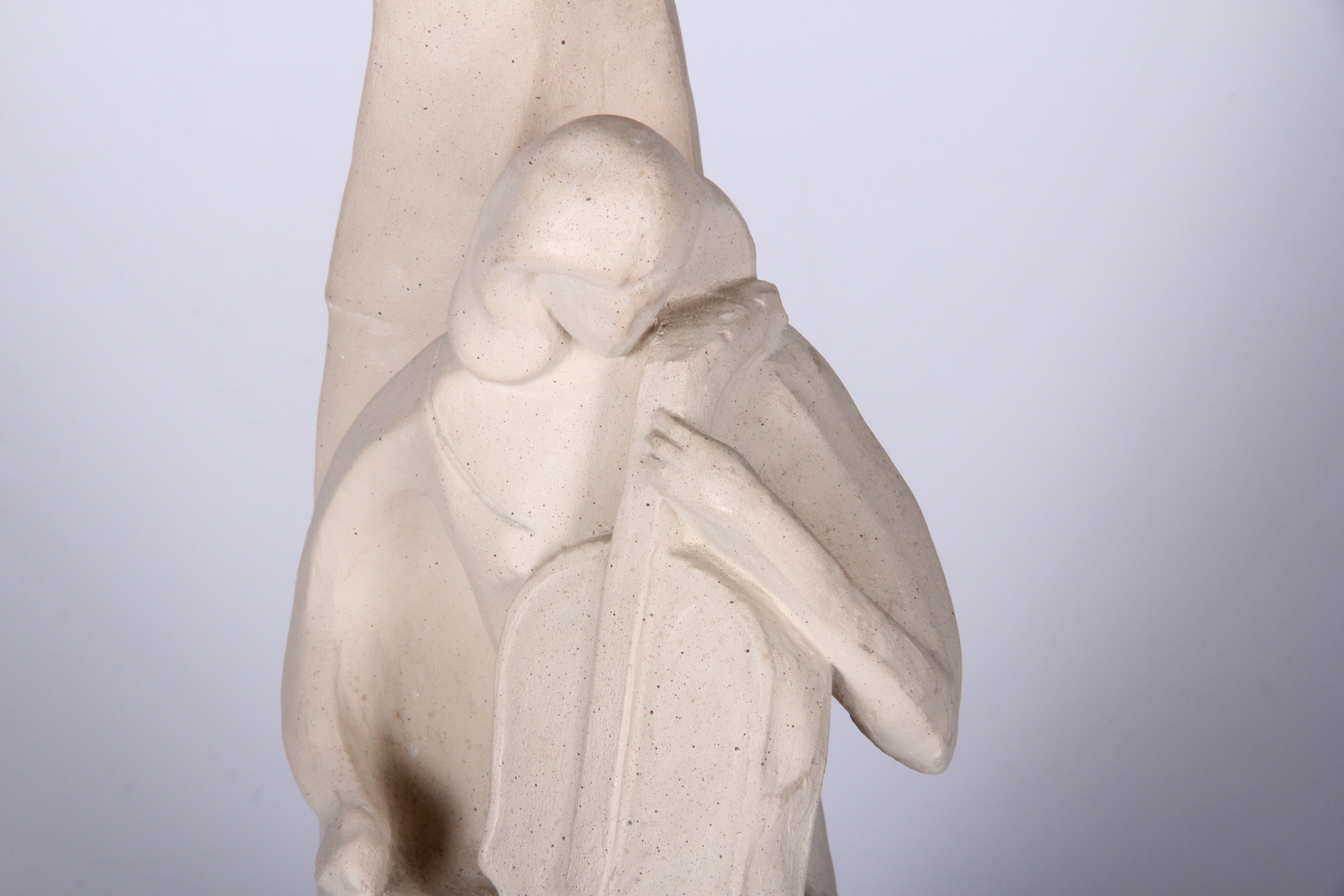 Signed Austin Productions Modern Musician Duet Sculpture