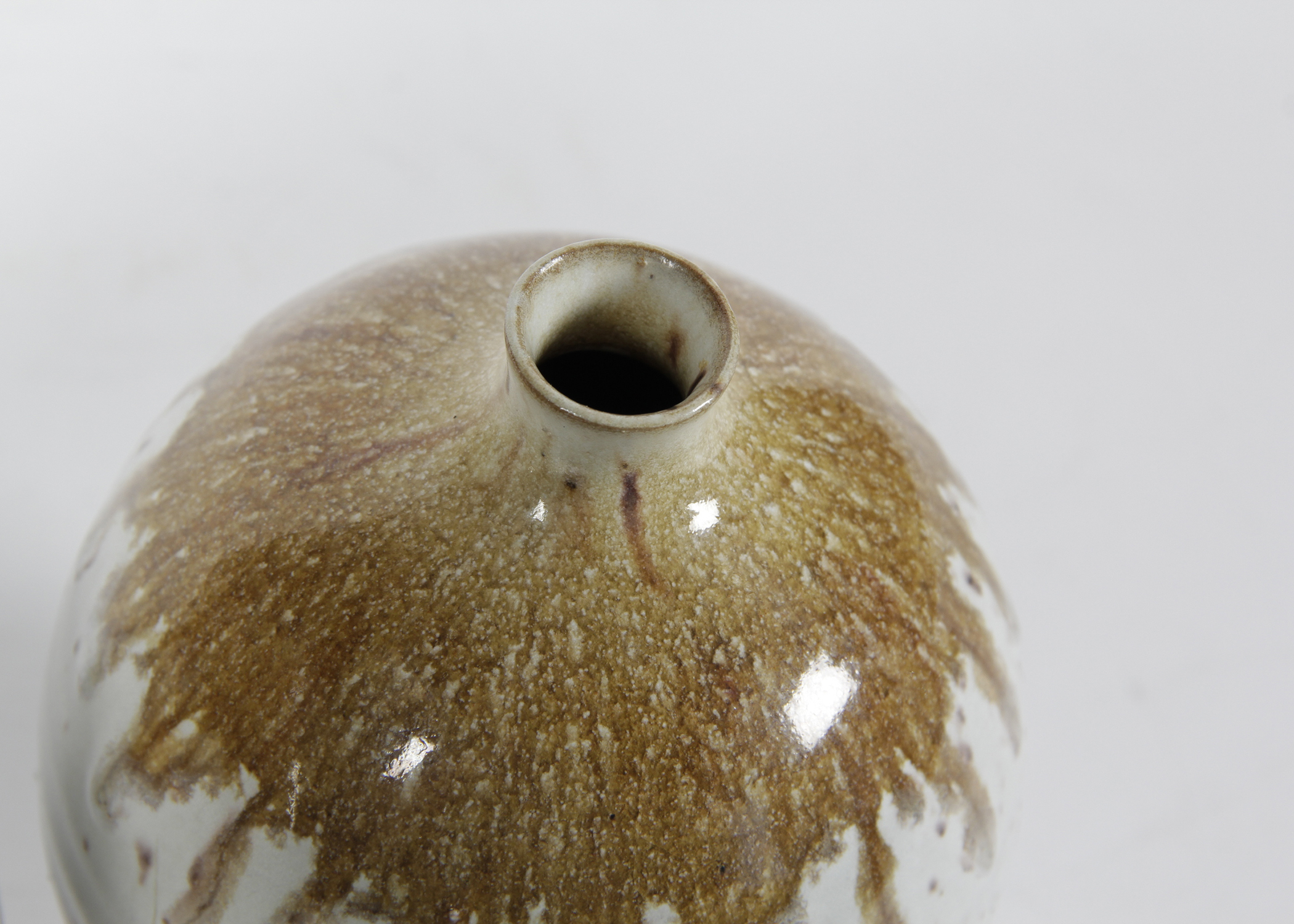 Pair of Marked Japanese Studio Pottery Vases