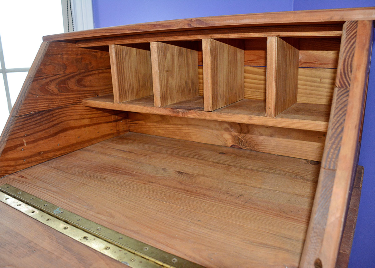 Santa Fe Style Secretary Desk by The Pine Factory