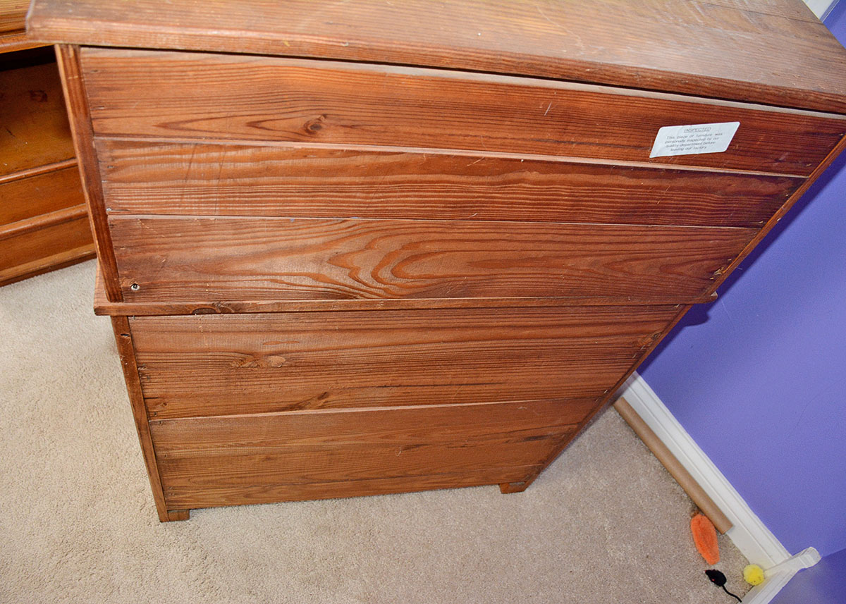 Santa Fe Style Secretary Desk by The Pine Factory