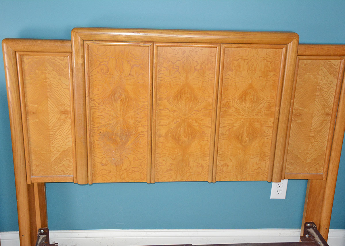 Vintage Queen Headboard and Frame