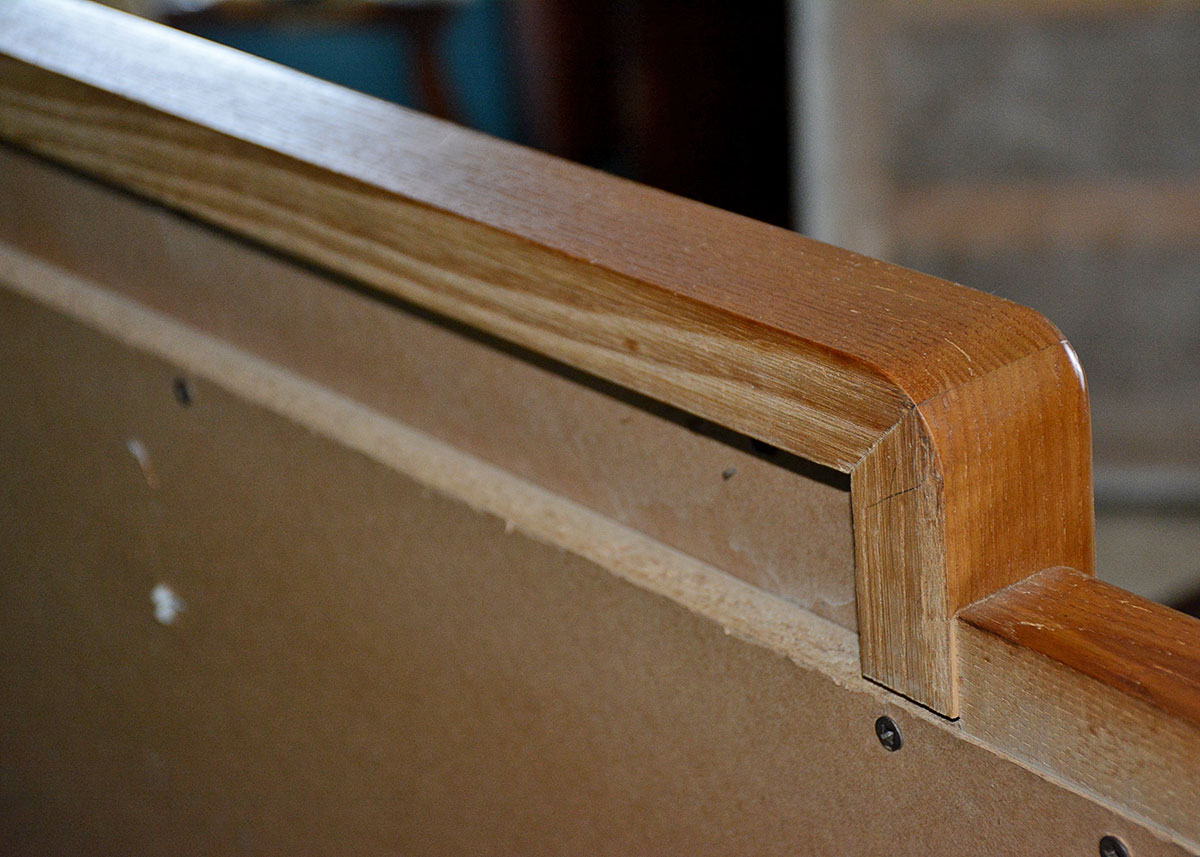 Vintage Queen Headboard and Frame