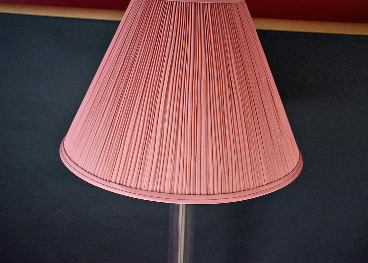 Vintage Lucite Lamp Table