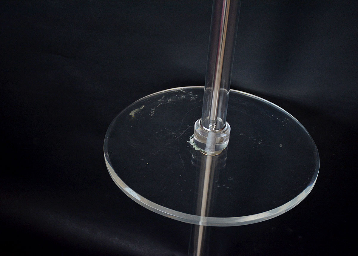 Vintage Lucite Lamp Table