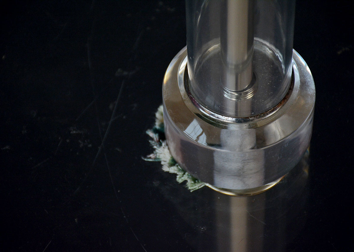 Vintage Lucite Lamp Table