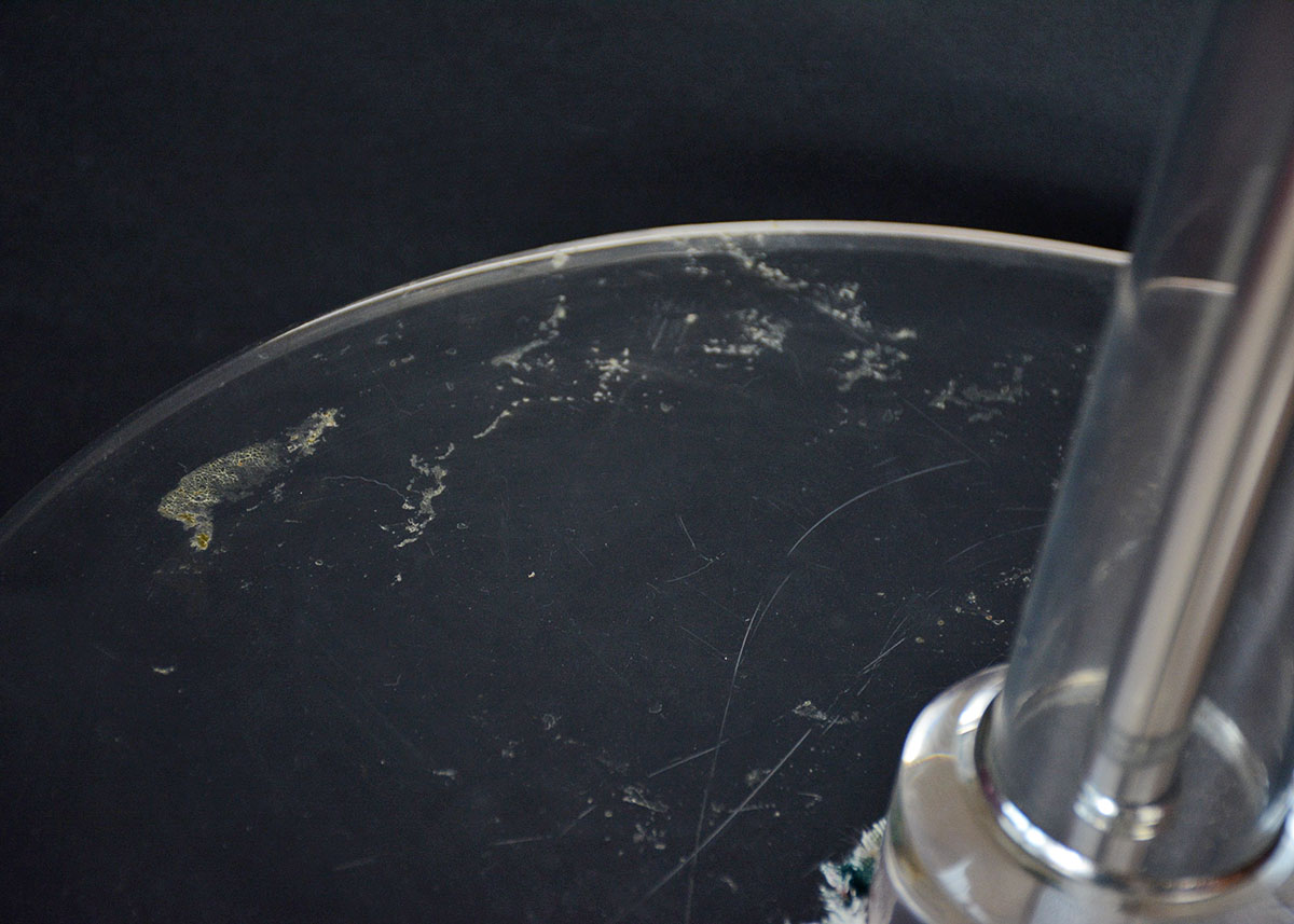 Vintage Lucite Lamp Table