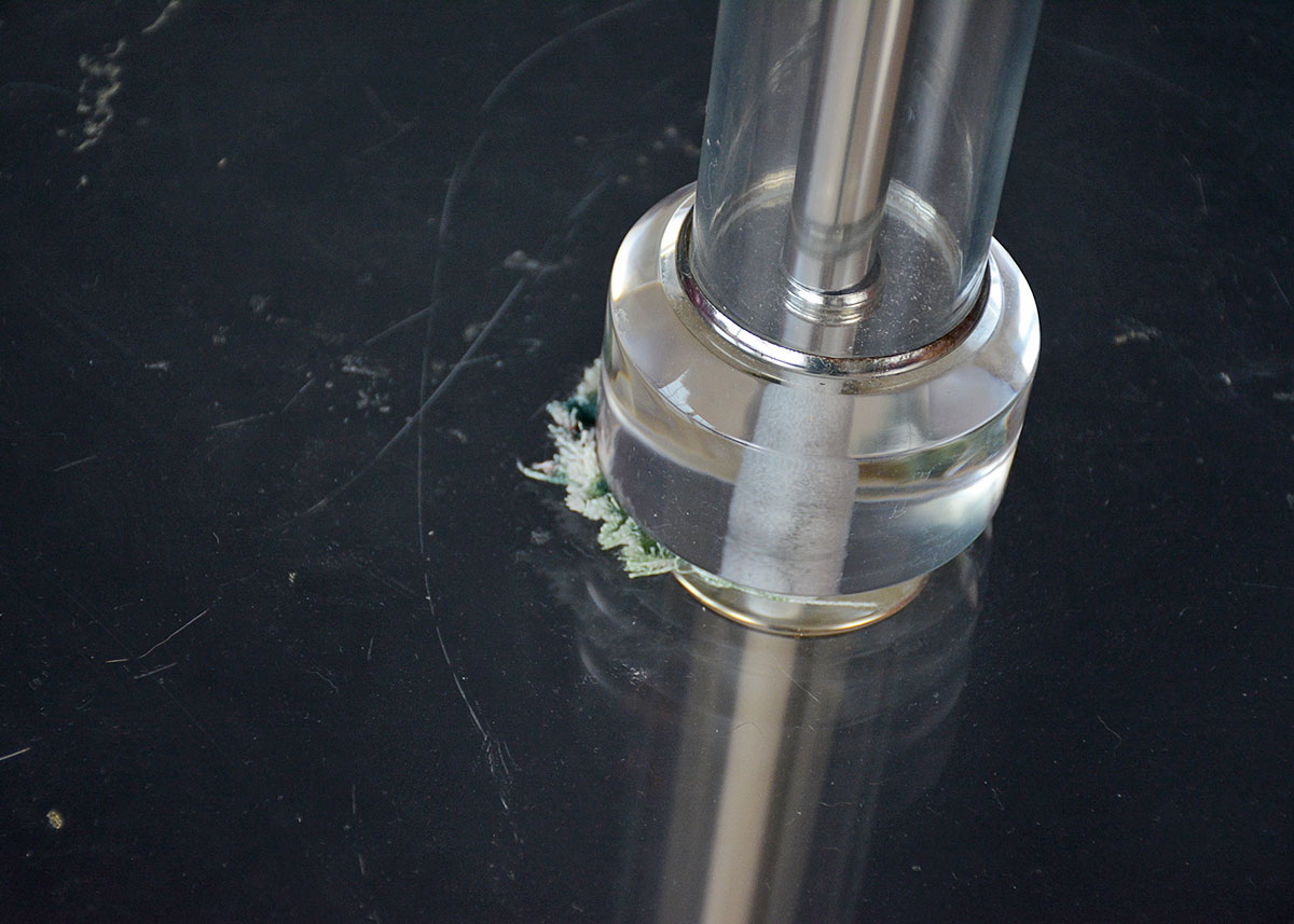 Vintage Lucite Lamp Table