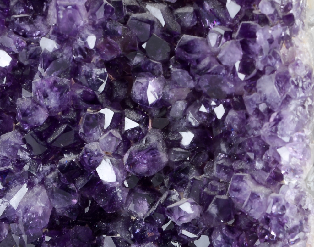 Amethyst Quartz Polished Matrix with Stand