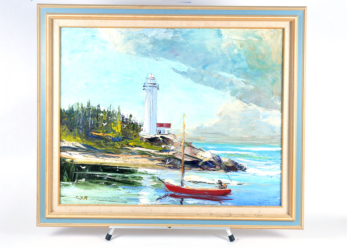 "Point Light" Oil Painting by C.F. Russell