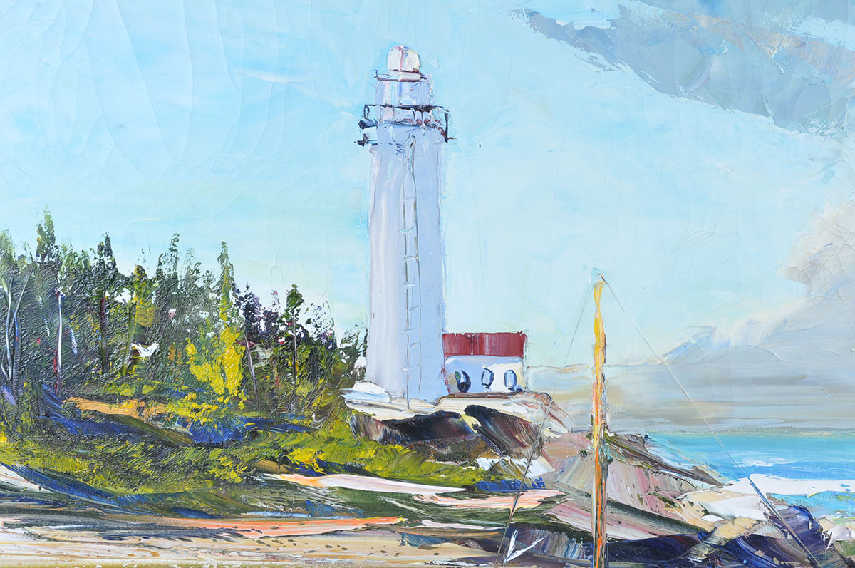 "Point Light" Oil Painting by C.F. Russell