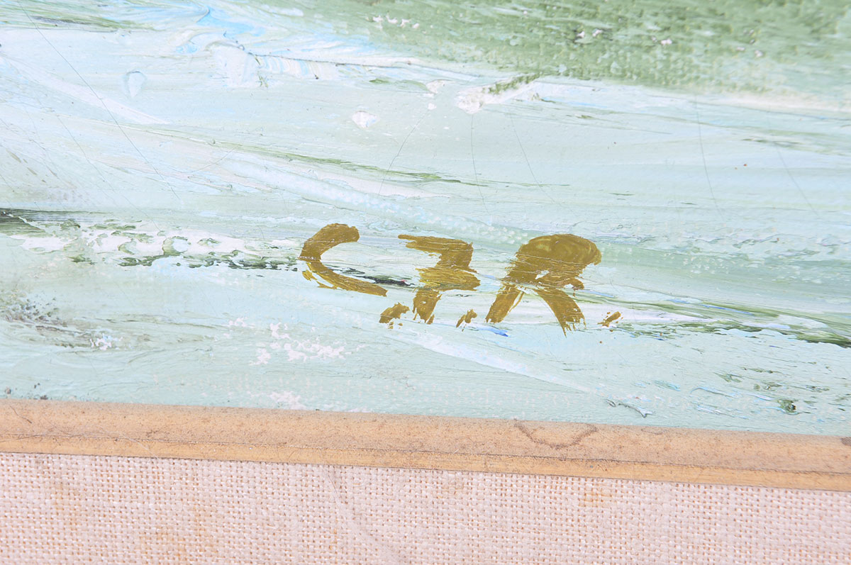 "Point Light" Oil Painting by C.F. Russell