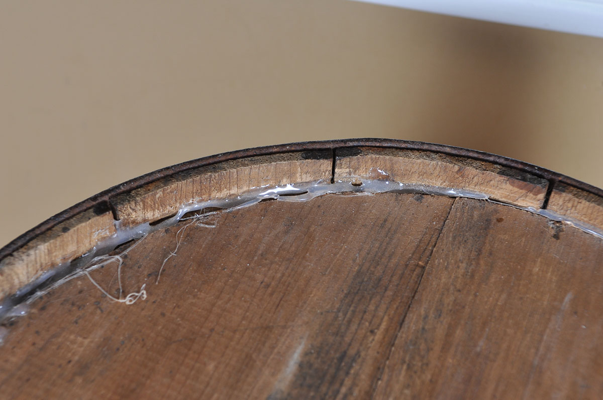 Bourbon Barrel End Table