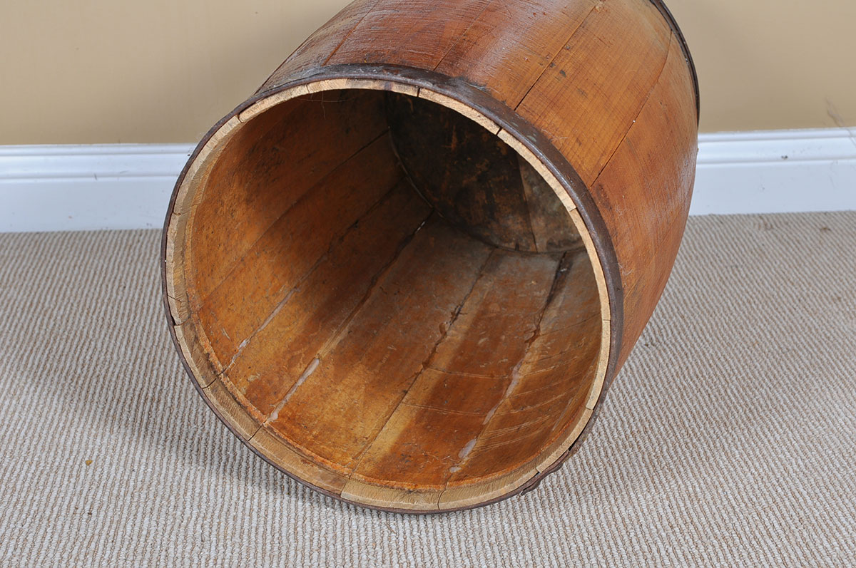 Bourbon Barrel End Table